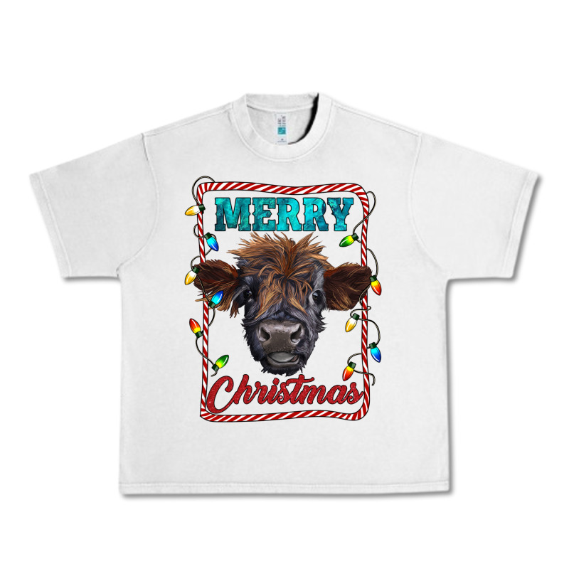 Merry Christmas Calf Urban Heavy Tee by RanaPortraitStore | Teevron