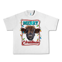Lunar Rock Merry Christmas Calf Urban Heavy Tee - RanaPortraitStore