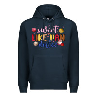 Navy sweet like pan dulce Premium Hoodie - MaliasSmallBusiness