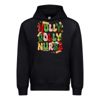 Black holly jolly nurse Urban Hoodie - MaliasSmallBusiness