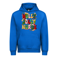 Cobalt holly jolly nurse Urban Hoodie - MaliasSmallBusiness