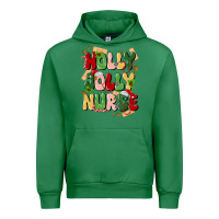 Emerald holly jolly nurse Urban Hoodie - MaliasSmallBusiness