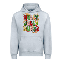 Heather Grey holly jolly nurse Urban Hoodie - MaliasSmallBusiness