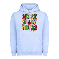 Pigment Grape Ice holly jolly nurse Urban Hoodie - MaliasSmallBusiness