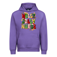 Tulip holly jolly nurse Urban Hoodie - MaliasSmallBusiness