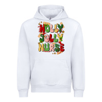 White holly jolly nurse Urban Hoodie - MaliasSmallBusiness