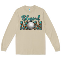 Mushroom western blessed mom with volleyball Long Sleeve Tee - texasbilliewilder