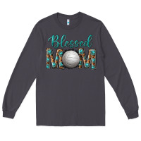 Smoke western blessed mom with volleyball Long Sleeve Tee - texasbilliewilder