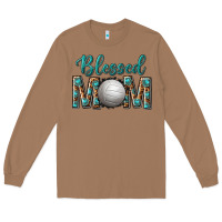 Toasted Coconut western blessed mom with volleyball Long Sleeve Tee - texasbilliewilder
