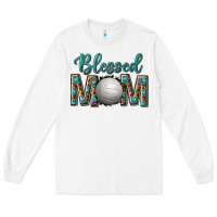 White western blessed mom with volleyball Long Sleeve Tee - texasbilliewilder