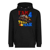 Black i'am four truck yeah Heavyweight Hoodie - Artiststas