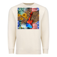 Sandshell statue of liberty american flag Premium Sweatshirt - BundleAndBundleShop