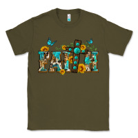 Army Green western faith Classic Tee - Zillion Design Studio