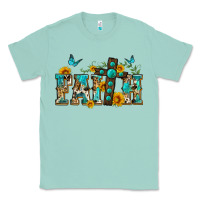 Seafoam western faith Classic Tee - Zillion Design Studio