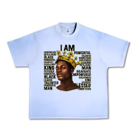 Grape Ice afro man black king i am Urban Heavy Tee - texasbilliewilder