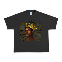 Pigment Black afro man black king i am Urban Heavy Tee - texasbilliewilder