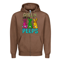 Chestnut Chillin with my peeps Ester Day Zipper Hoodie - Neo Western