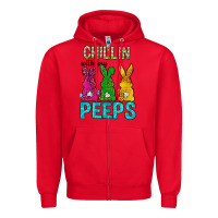 Red Chillin with my peeps Ester Day Zipper Hoodie - Neo Western
