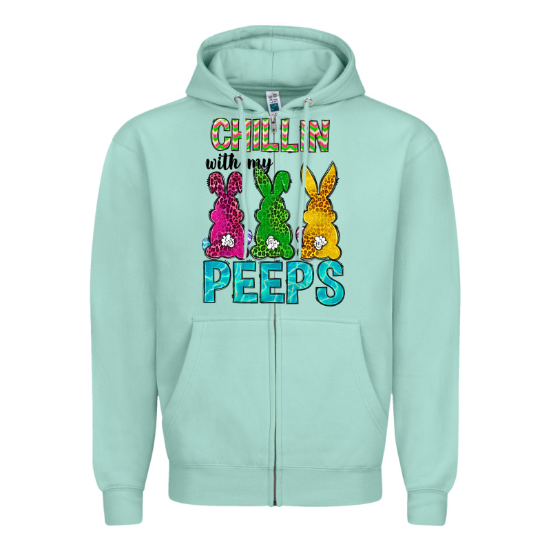 Chillin With My Peeps Ester Day Zipper Hoodie by Neo Western | Teevron