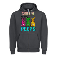 Smoke Chillin with my peeps Ester Day Zipper Hoodie - Neo Western