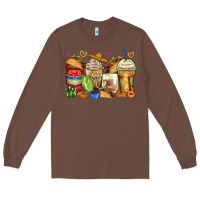 Chestnut tacos coffee cups Long Sleeve Tee - Zillion Design Studio