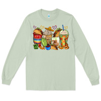 Matcha tacos coffee cups Long Sleeve Tee - Zillion Design Studio