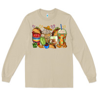 Mushroom tacos coffee cups Long Sleeve Tee - Zillion Design Studio