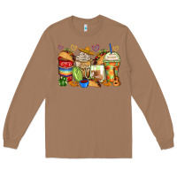 Toasted Coconut tacos coffee cups Long Sleeve Tee - Zillion Design Studio
