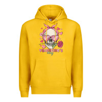 Lemon valentine's day skull Premium Hoodie - MaliasSmallBusiness