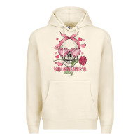 Tofu valentine's day skull Premium Hoodie - MaliasSmallBusiness