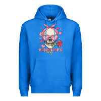 True Royal valentine's day skull Premium Hoodie - MaliasSmallBusiness