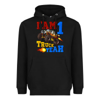 Black i'am one truck yeah Heavyweight Hoodie - Artiststas