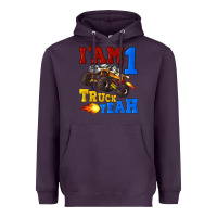 Plum i'am one truck yeah Heavyweight Hoodie - Artiststas