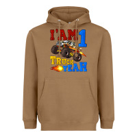 Toasted Coconut i'am one truck yeah Heavyweight Hoodie - Artiststas