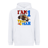 White i'am one truck yeah Heavyweight Hoodie - Artiststas