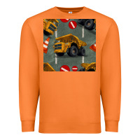 Carrot dump truck seamles pattern Premium Sweatshirt - BundleAndBundleShop
