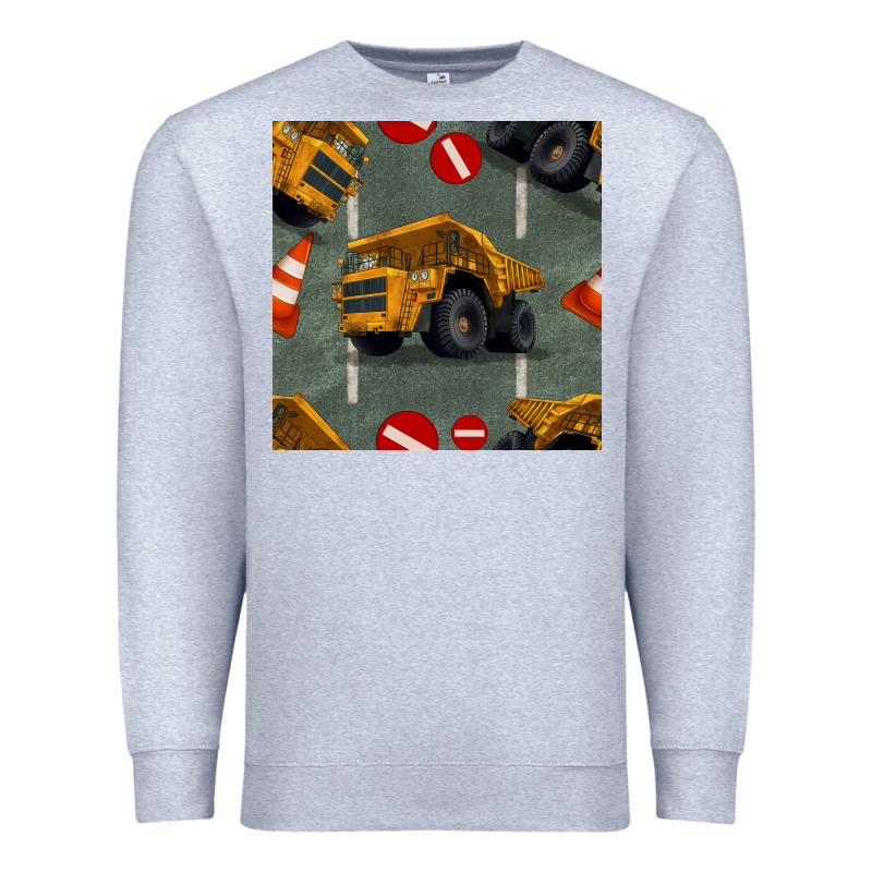 Dump Truck Seamles Pattern Premium Sweatshirt by BundleAndBundleShop | Teevron