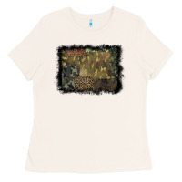 Bone camouflage leopard background Ladies Tee - BarkalooDesign