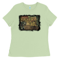 Matcha camouflage leopard background Ladies Tee - BarkalooDesign