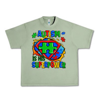 Oil Green autism is his superpower ripped Urban Heavy Tee - Zillion Design Studio