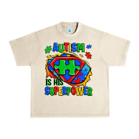 Sandshell autism is his superpower ripped Urban Heavy Tee - Zillion Design Studio
