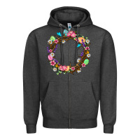 Charcoal Heather Crown of thorns Easter Day Zipper Hoodie - Neo Western