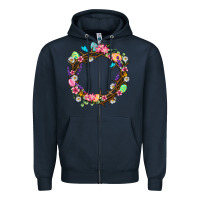 Navy Crown of thorns Easter Day Zipper Hoodie - Neo Western