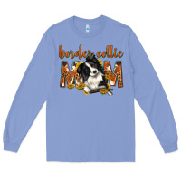 Colony Blue western border collie mom Long Sleeve Tee - texasbilliewilder