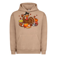 Pigment Burro football turkey thanksgiving Urban Hoodie - MaliasSmallBusiness