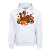 White football turkey thanksgiving Urban Hoodie - MaliasSmallBusiness
