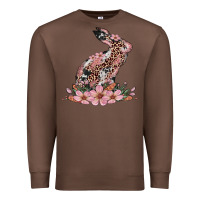 Chestnut bunny with blossom flower Premium Sweatshirt - Artiststas