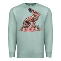 Seafoam bunny with blossom flower Premium Sweatshirt - Artiststas