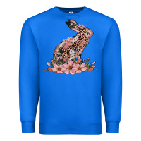 True Royal bunny with blossom flower Premium Sweatshirt - Artiststas