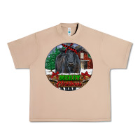 Burro Black Angus Cattle Merry Christmas Urban Heavy Tee - RanaPortraitStore